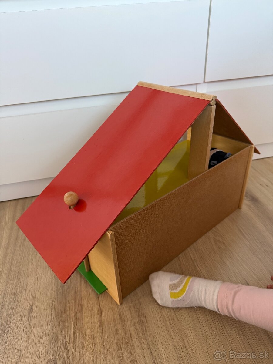 Retro drevený domček Tofa - 8