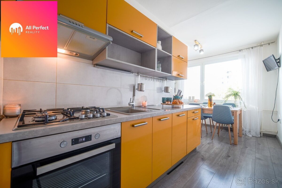 PREDANÉ| ALL PERFECT| Prerobený 3,5 izbový byt s balkónom na - 8