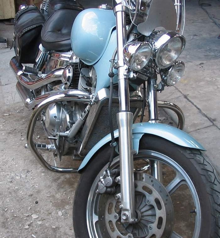 Padací rám na chopper Honda,Yamaha,Suzuki,Kawasaki. - 8