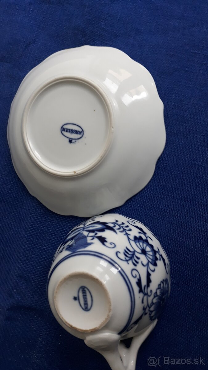 Porcelánový servis, cibulkový vzor - 8