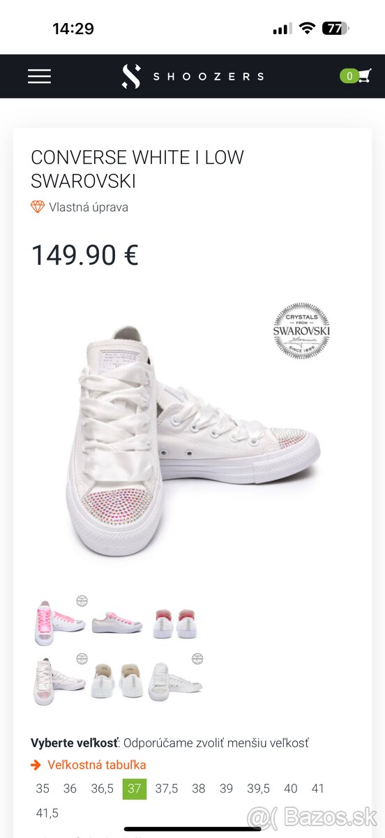 Converse swarovski shoozers vel.37 - 8