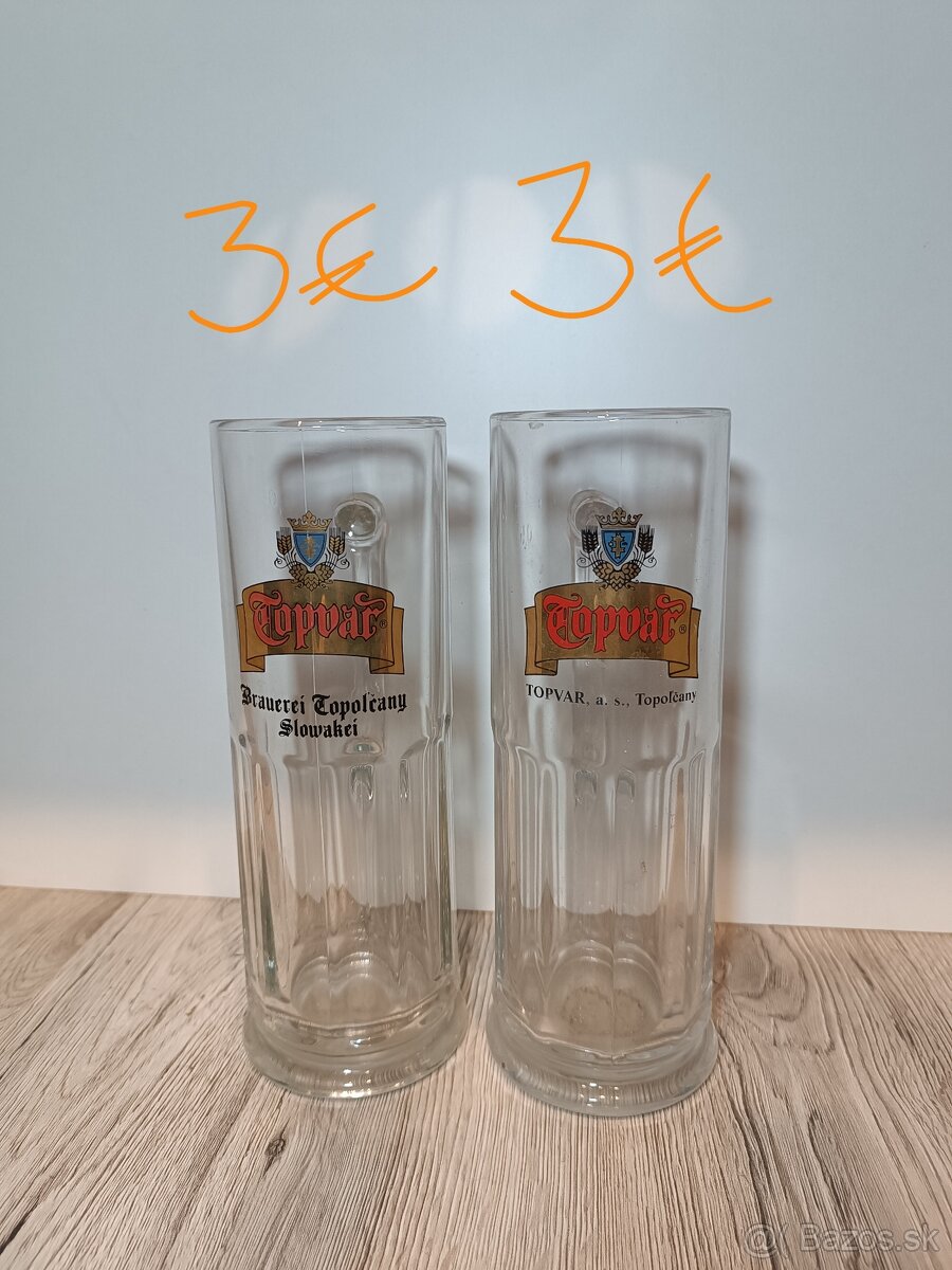 Slovenské pivové poháre 2 - 8