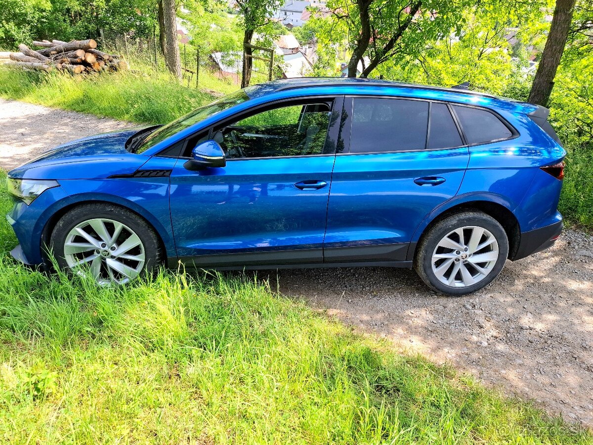 Škoda Enyaq iV 60,modrá RS metalíza,132kW,kamera,LED - 8