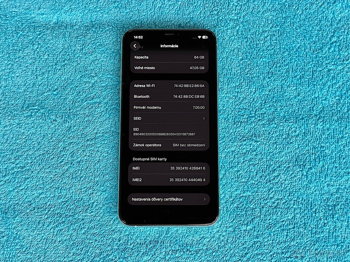 iPhone 11 Pro Max Silver, NOVÁ BATERKA - 8