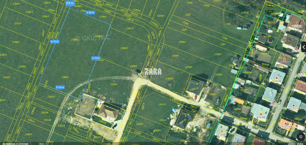 MARGECANY:Slnečný stavebný pozemok 3060 m2, Pod horou - 8