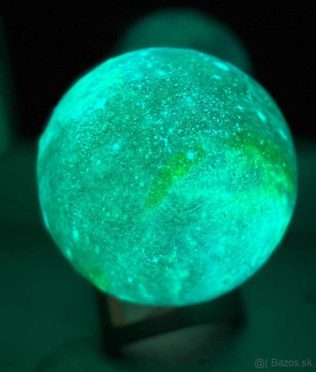 Lampa mesiac / mesačné svetlo (mení farby) LED - 8