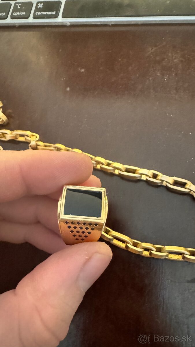 🥇102g Zlata retiazka - pánska - 62.5 cm. 585 - 14karat - 8