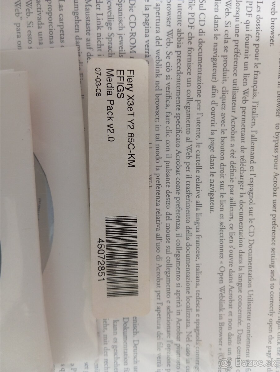 EFI,ES-1000 a Fiery IC-408 - 8