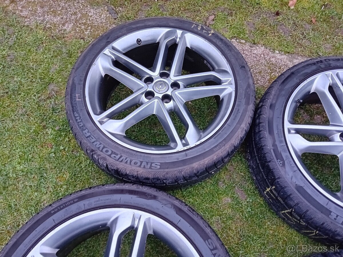 19" ALU 5x105 orig OPEL Mokka + zimné 225/45 r19 8mm TOP - 8
