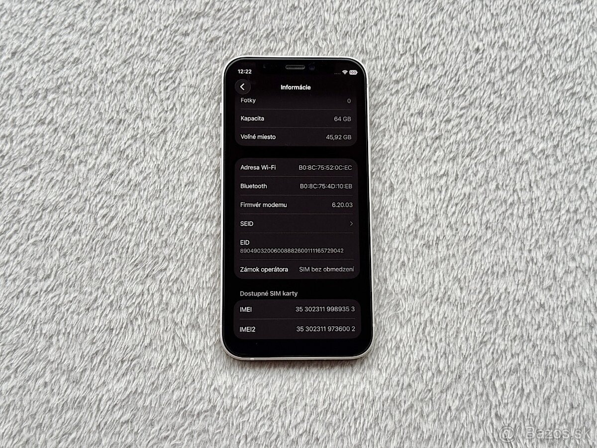 iPhone 12 Mini, Biely, NOVÁ BATERKA, TOP STAV - 8