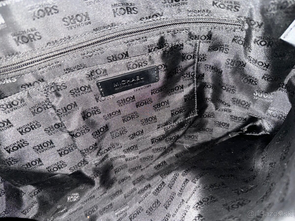 Michael Kors originál veľká čierna kabelka - 8