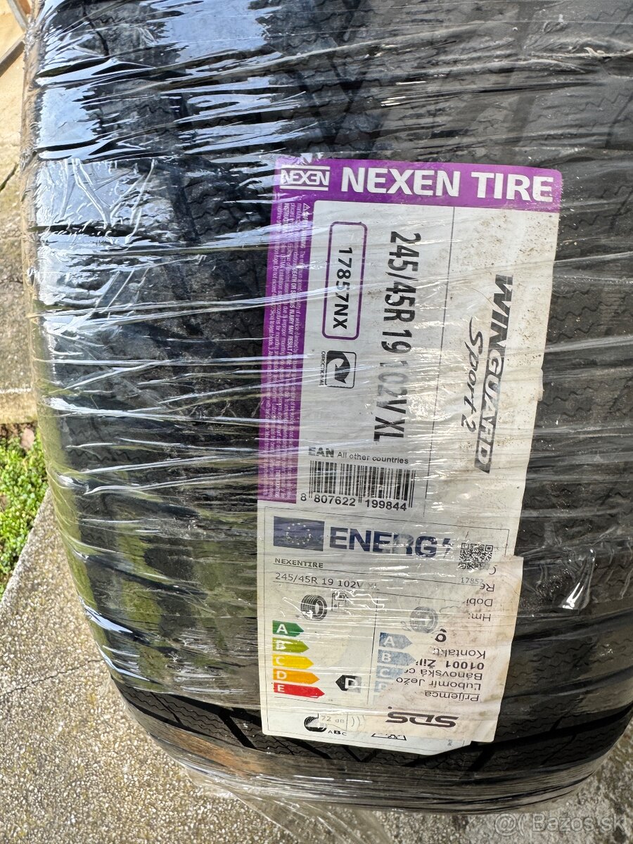 Predám zimné pneumatiky 245/45 r19 - 8