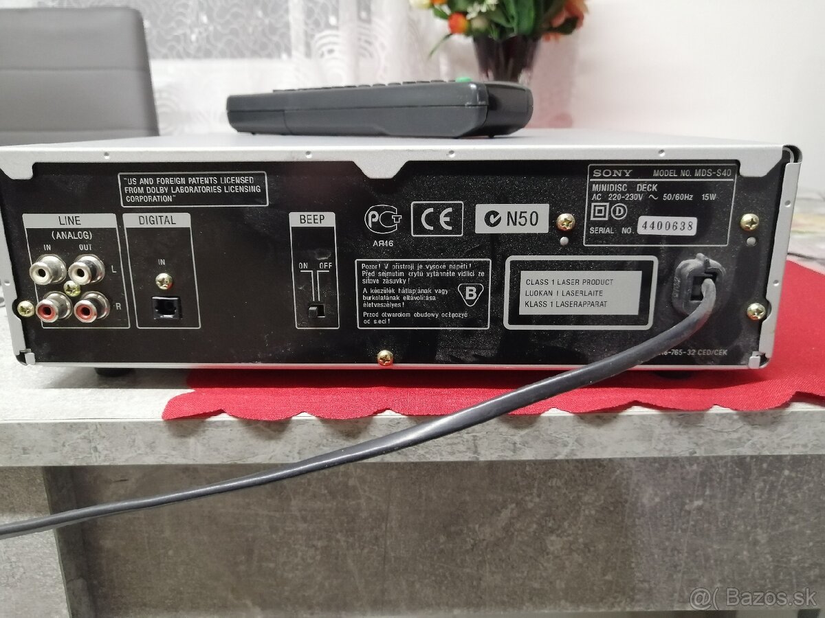 Sony minidisk rekordér - 8