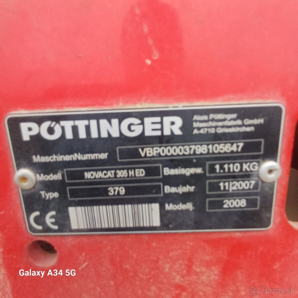 Disková kosačka pottinger 305 H - 8