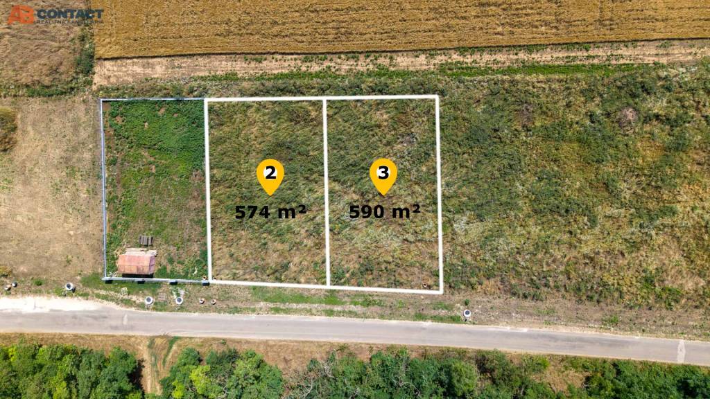 Stavebné pozemky v pokojnej uličke v obci Borovce - 8