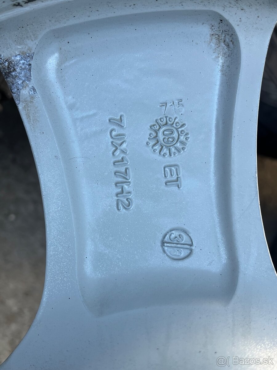 Predám letnú sadu kolies 5x112 R17 Výmena možná - 8