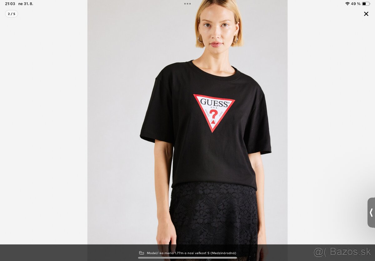 Dámske oversize tričko Guess NOVÉ - 8