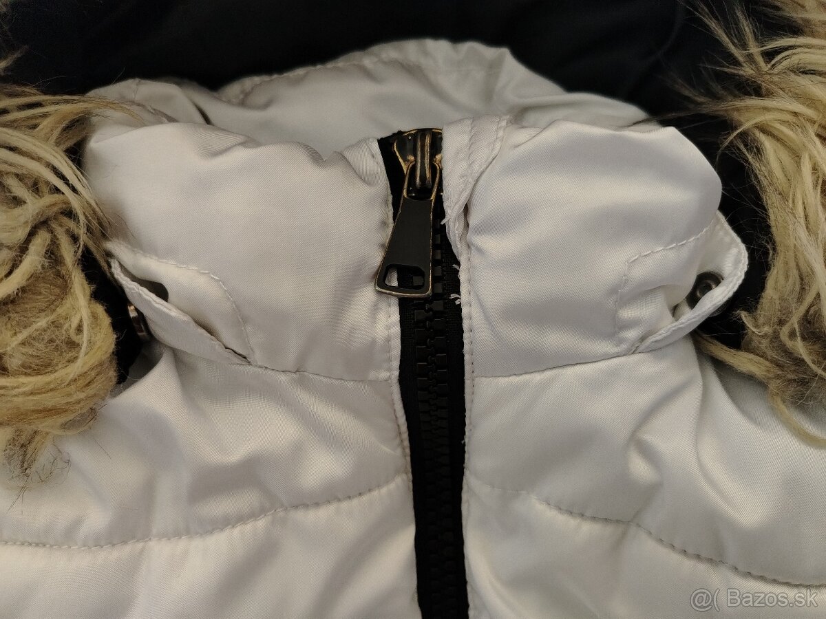 Zimná kontrastná bundička H&M, veľ. 146 - 8