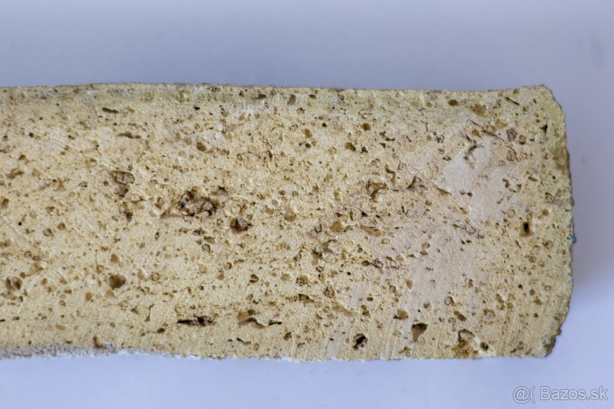 Ručne rezaný rustikálny tehlový obklad - vnútorný rez biely - 8