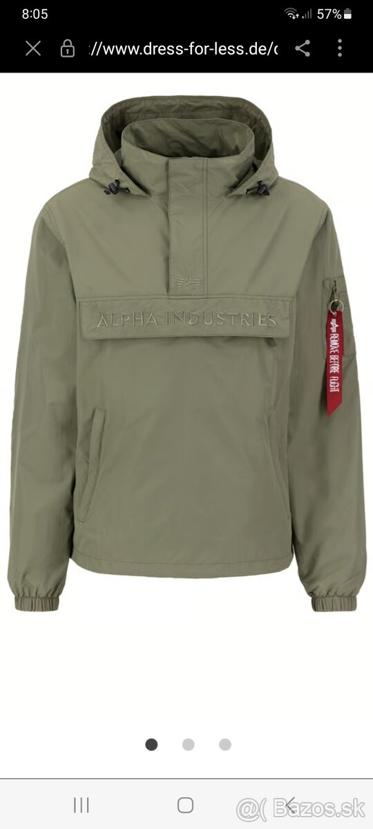 Prechodná bunda Alpha Industries, veľkosť M - 8