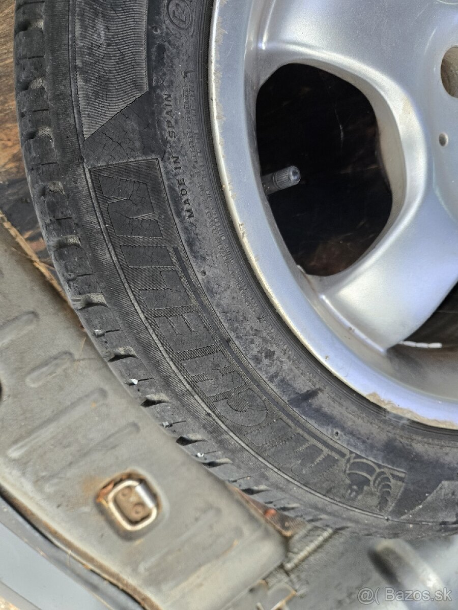 Hliníkové disky 4x98 + letné pneu 185/60r14 - 8