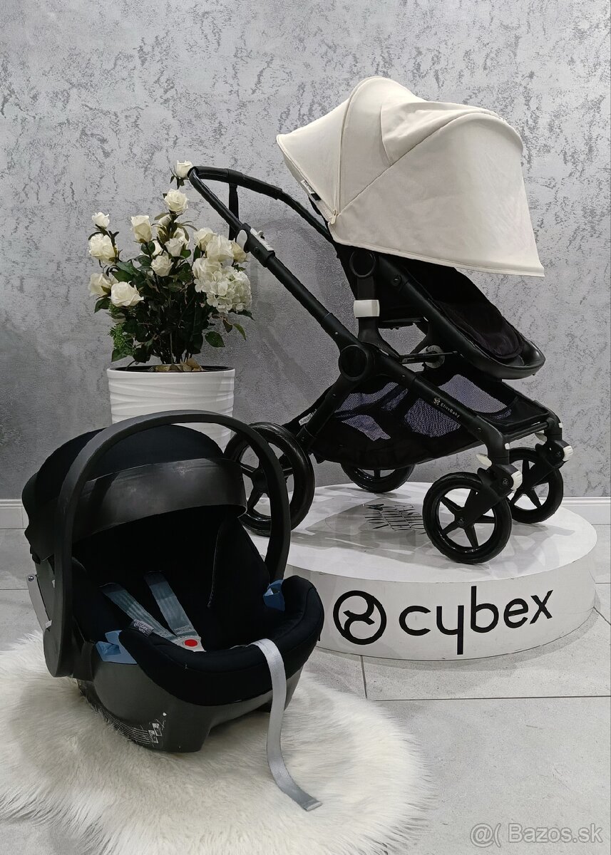 TROJKOMBINÁCIA BUGABOO FOX2 BLACK OFF WHITE - 8