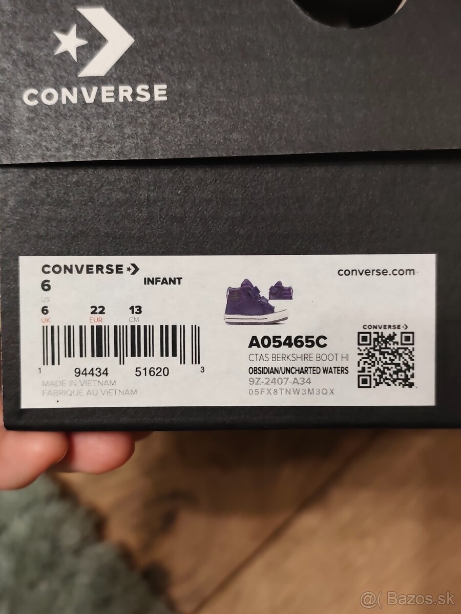č.22 Nové prechodné detské topánky Converse - 8