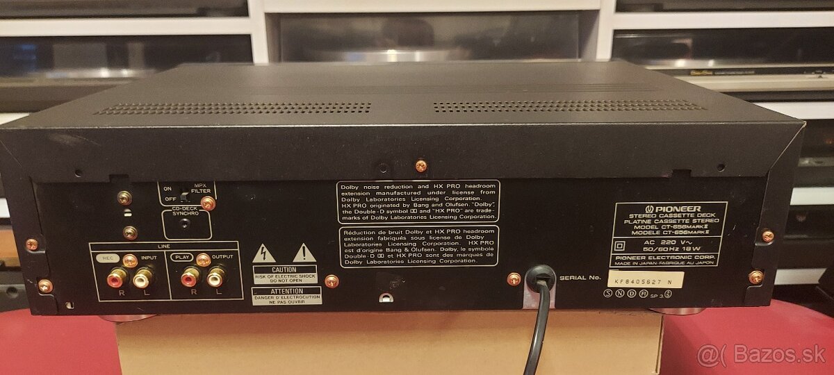 Predám deck Yamaha, Wega, Pioneer a Akai - 8