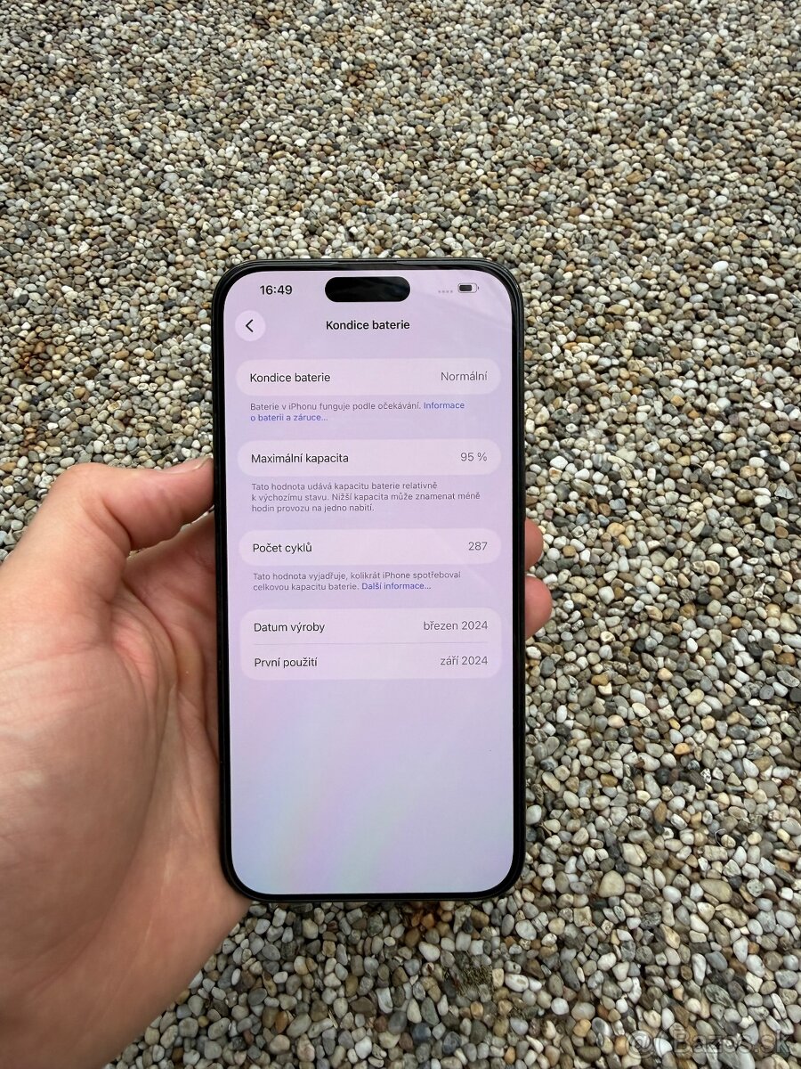 IPhone 15 pro Max 512GB - baterie 95% - 8