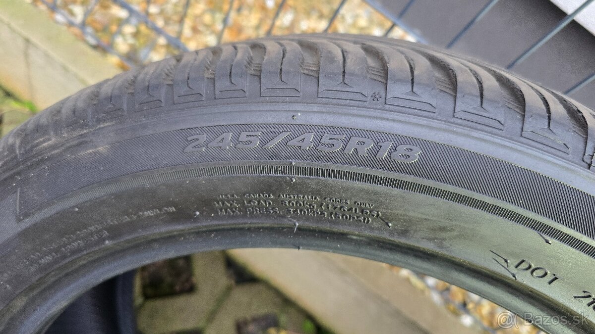 245/45 r18 celoročne pneumatiky 2x Hankook - 8