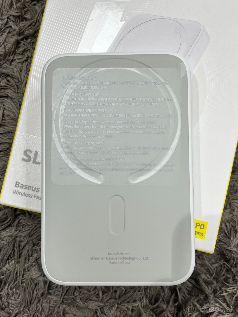Baseus MagSafe Powerbank White (20W 6000 mAh) - 8