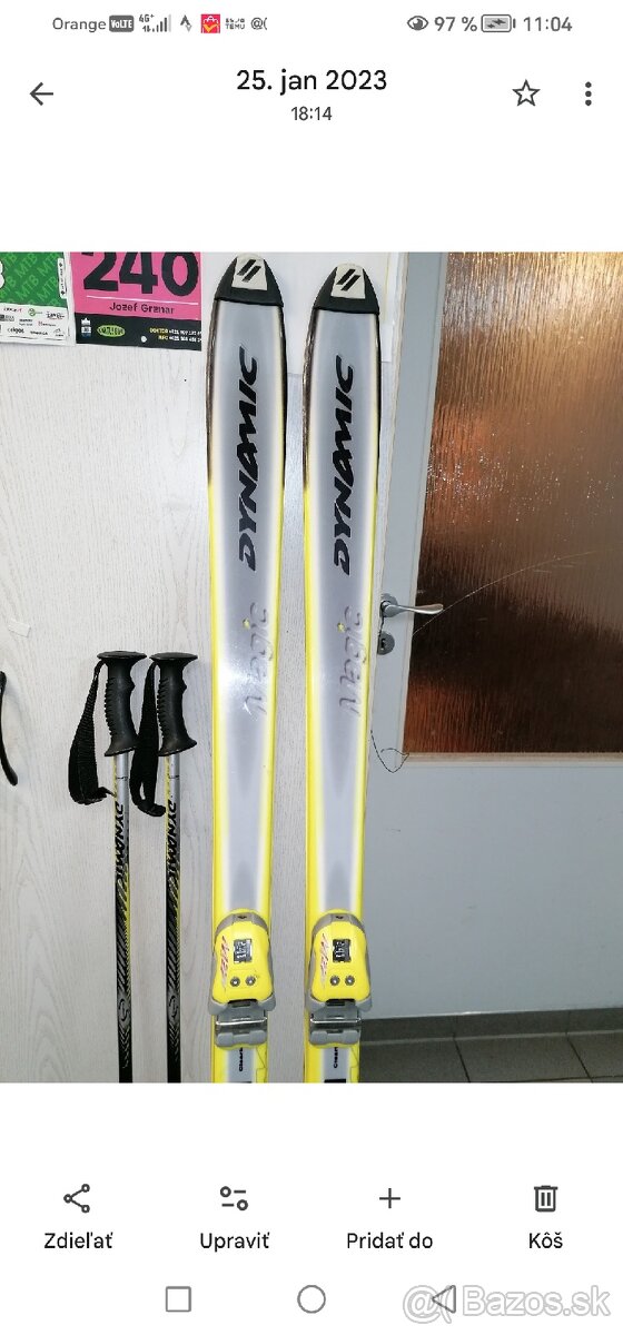 Lyže 170cm,ako nové - 8