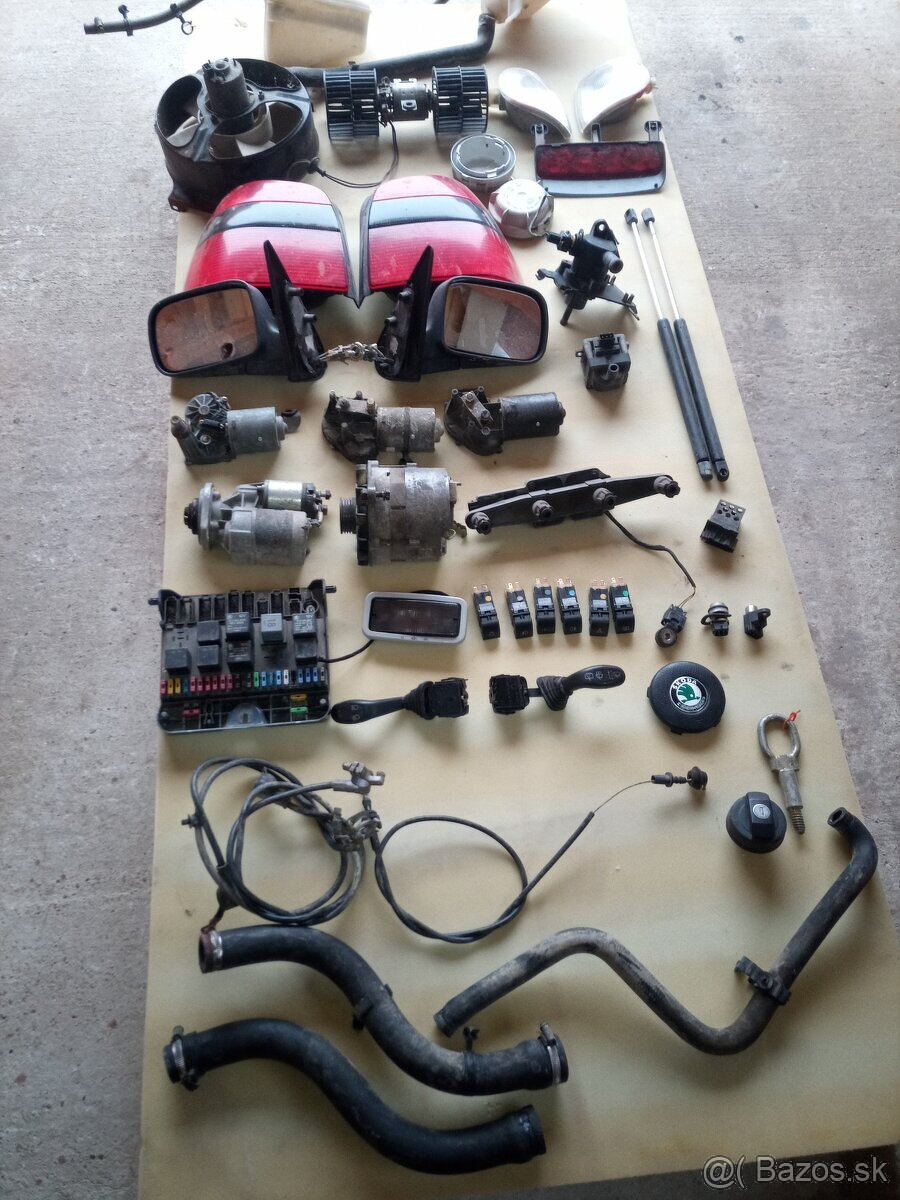 ŠKODA FELICIA,FAVORIT,FORMAN alternátor,štartér,rozdelovač - 8