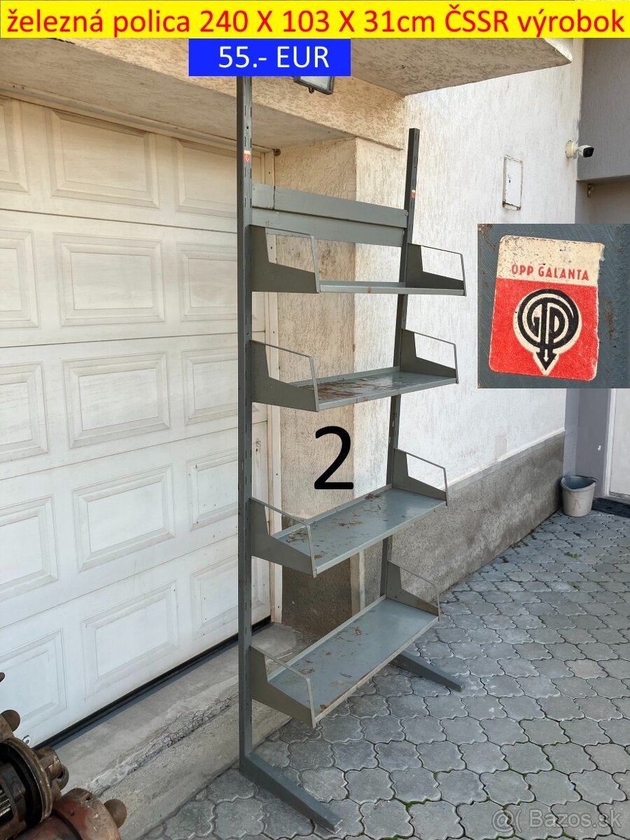 Extra silné poctivé železné police a regále - 8