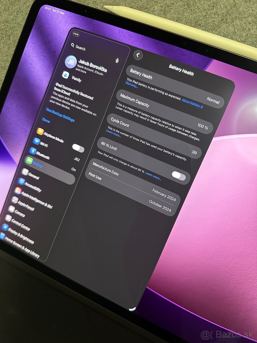 iPad Pro 13 M4 - 100% batéria, bohaté príslušenstvo - 8