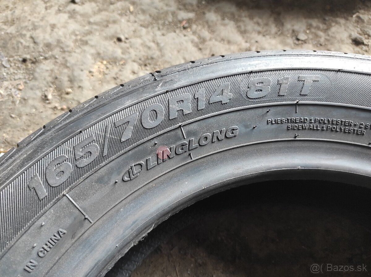 Letne pneu 165/70 R14 4ks - 8