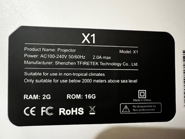 4K videoprojektor XGODY X1 s WiFi 5G a Bluetooth /best cena/ - 8