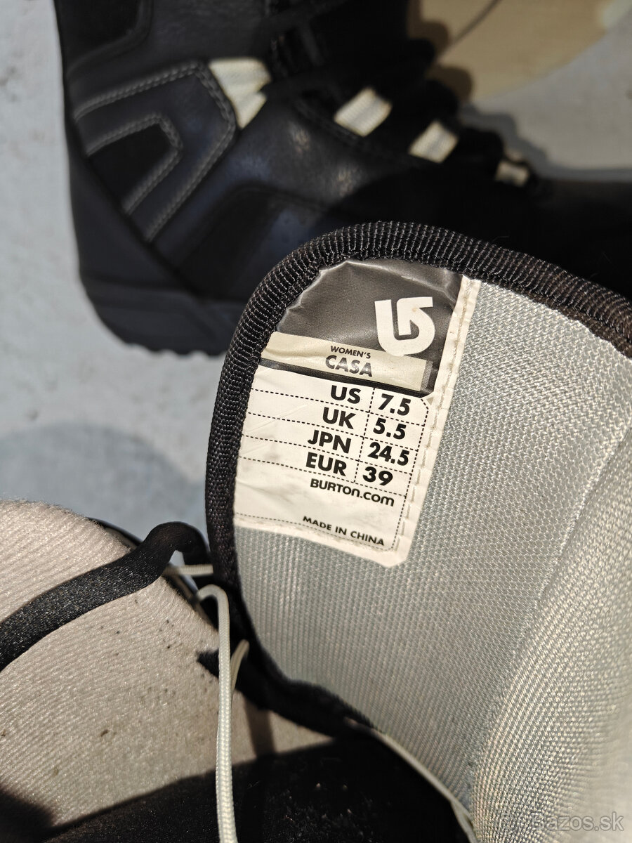 DÁMSKY SNOWBOARD ROSSIGNOL 139CM + TOPÁNKY BURTON v.39 - 8