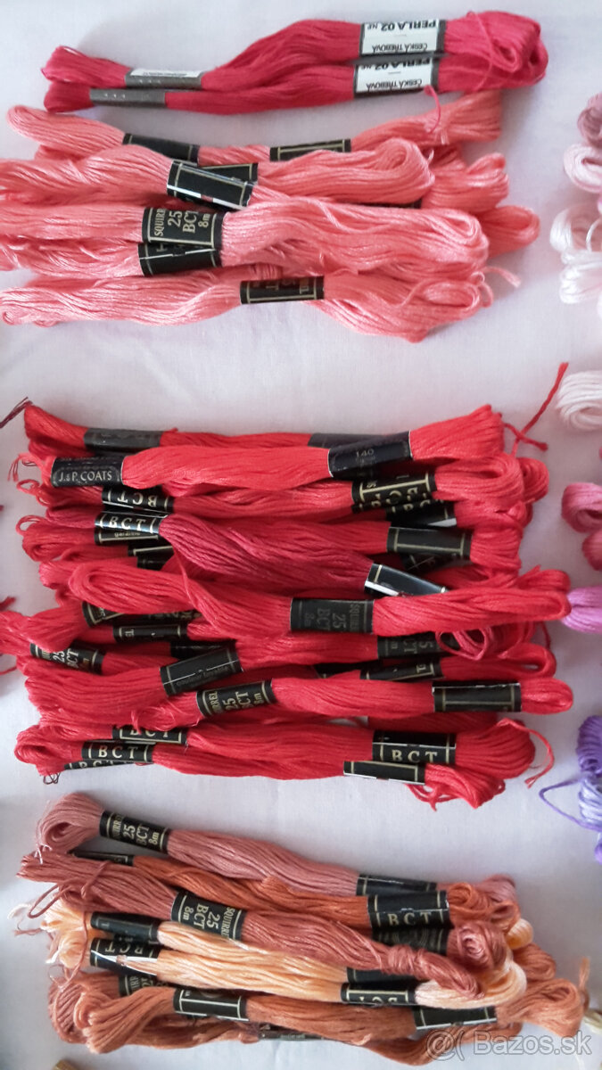 Vyšívacia priadza - MULINKA a PERLA - 8