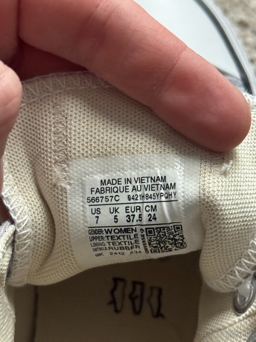 Converse Chuck Taylor All Star Lift Ox Low Wolf Grey - 8