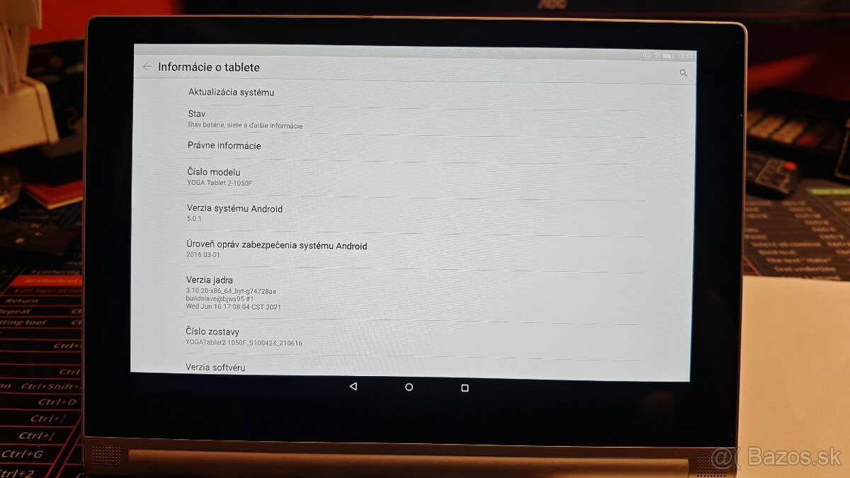 Tablet Lenovo TabYoga 2 1050F - - 8