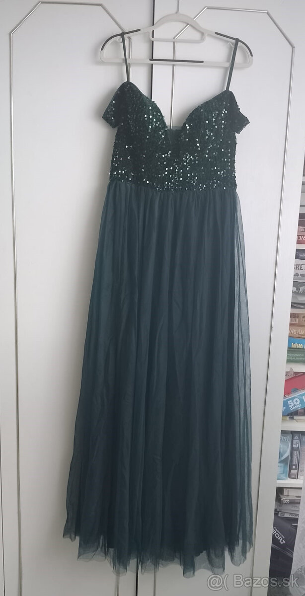 Spoločenské šaty zelené - 8