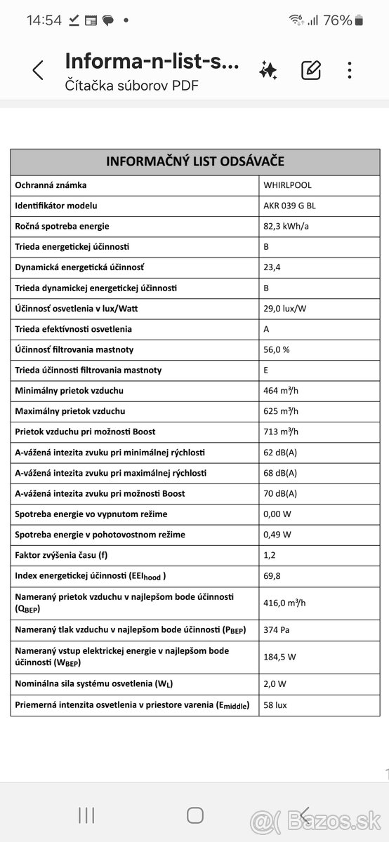 Whirlpool AKR 039 G BL - 8