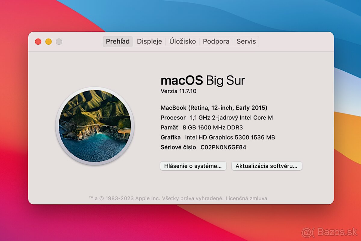 MacBook 12" Zlatý, TOP STAV, NOVÁ BATERKA - 8