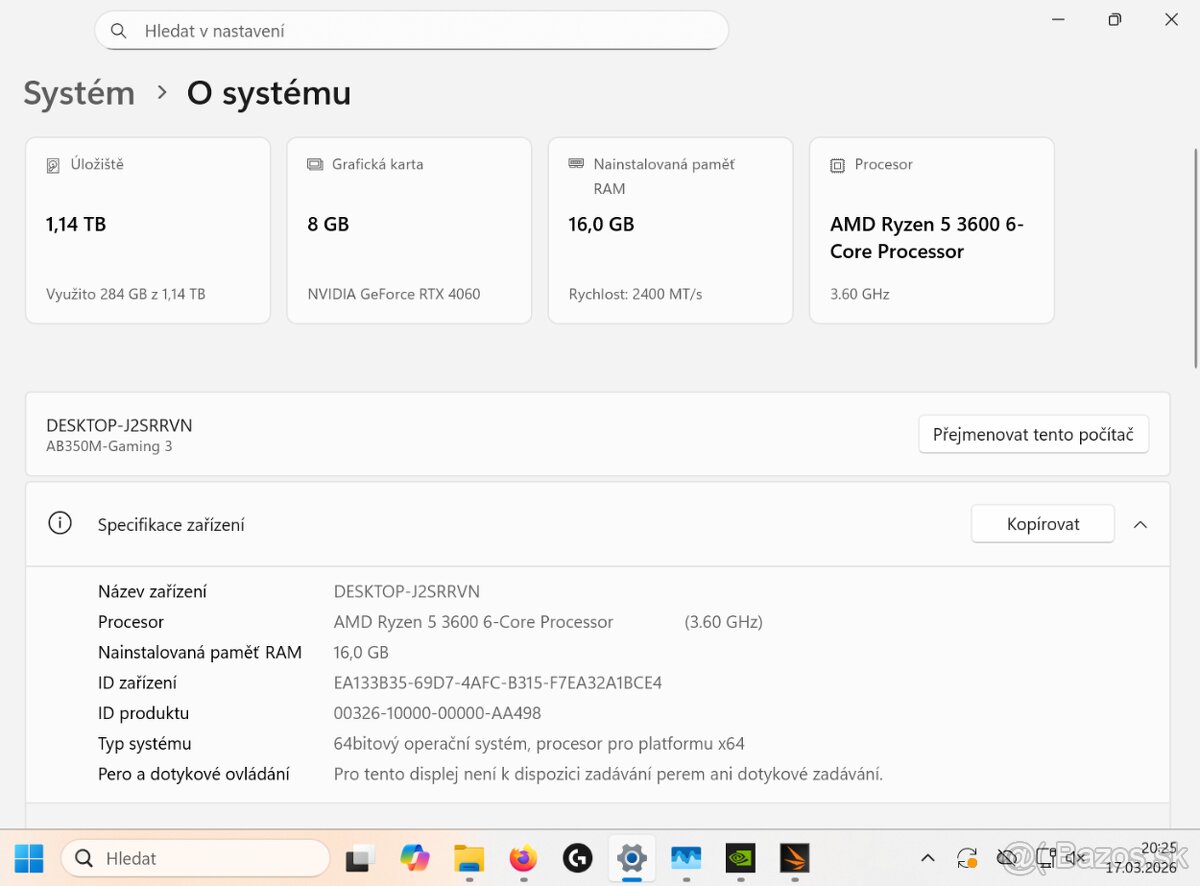 Výkonné Herní PC | RTX 4060 | Ryzen 5 | rok záruka - 8