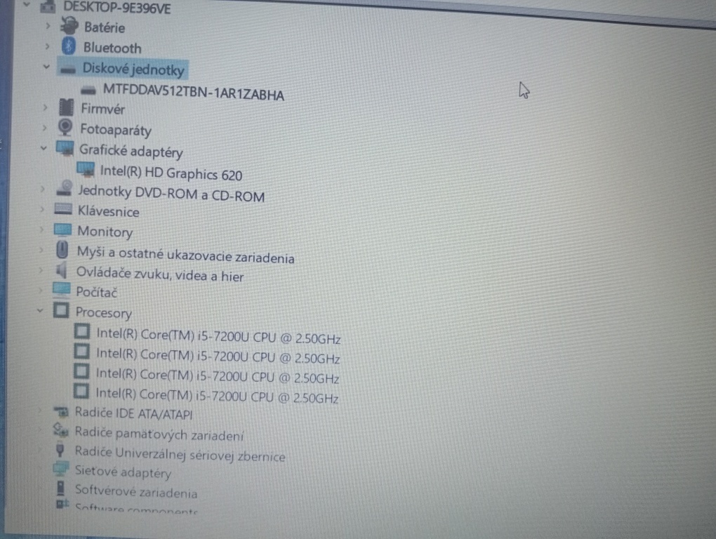 predám Hp 250 g6 / Intel core i5 / 16gb ram / 500gb ssd - 8