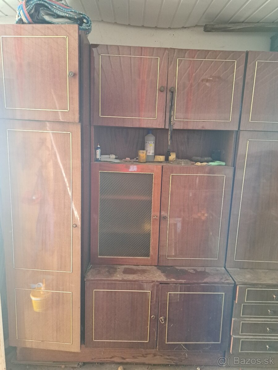 Antik obývacia stena - 8