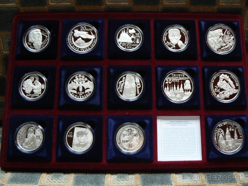 Kufríky a palety na uloženie vašej zbierky mincí, medailí .. - 8