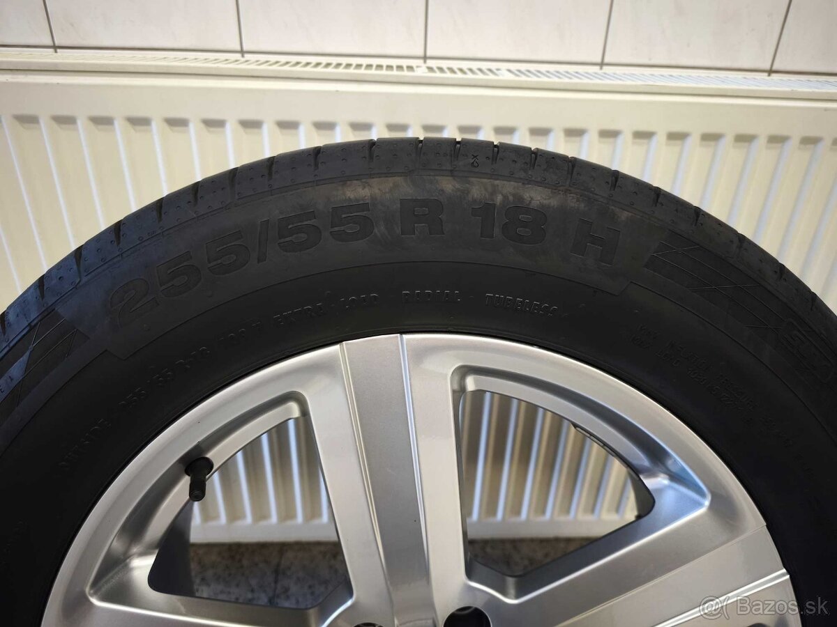 Predám disky s pneumatikami Continental 255/55 R18 - 8