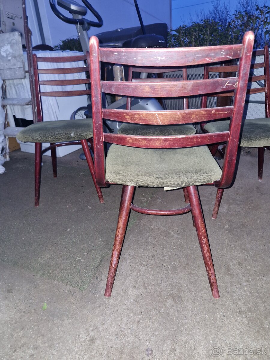 Retro nábytok stoličky... - 8